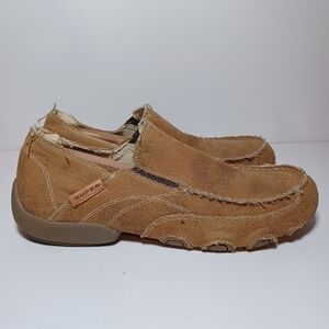 Roper Casual Shoes Mens Dougie Fabric Tan Size 13 (09-020-1776-2038) (108 Box 14